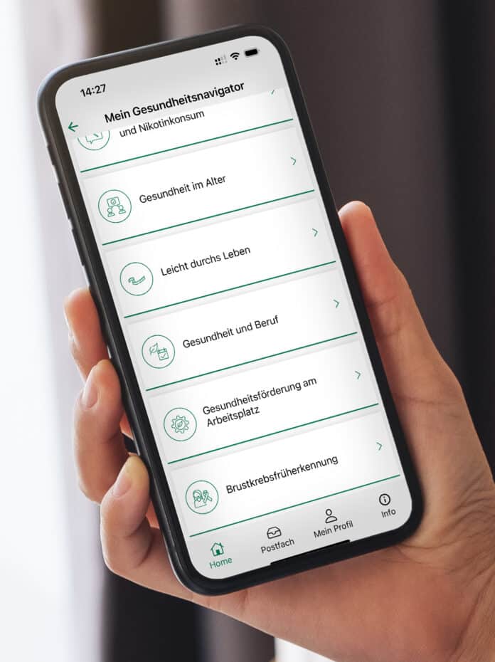 MeineBVAEB-App Gesundheitsnavigator