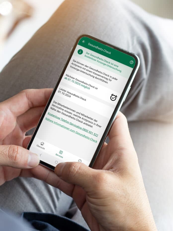 MeineSV-App Gesundheits-Check